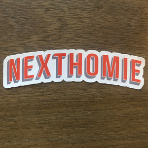 NextHomie Window Cling- Block Letter