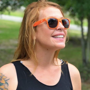Sun Glasses- Orange with Luke